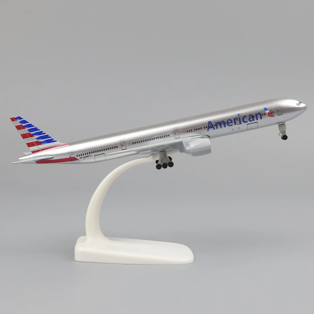 

Metal Aircraft Model 20 Cm 1:400 United States B777 Replica Alloy Material With Landing Gear Toys Collectibles Birthday Gift