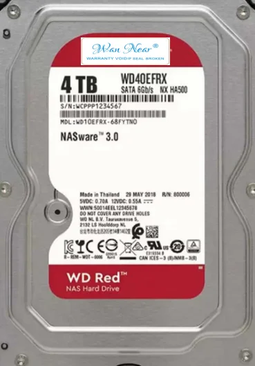 For WD40EFRX 4TB 3.5 4T   NAS