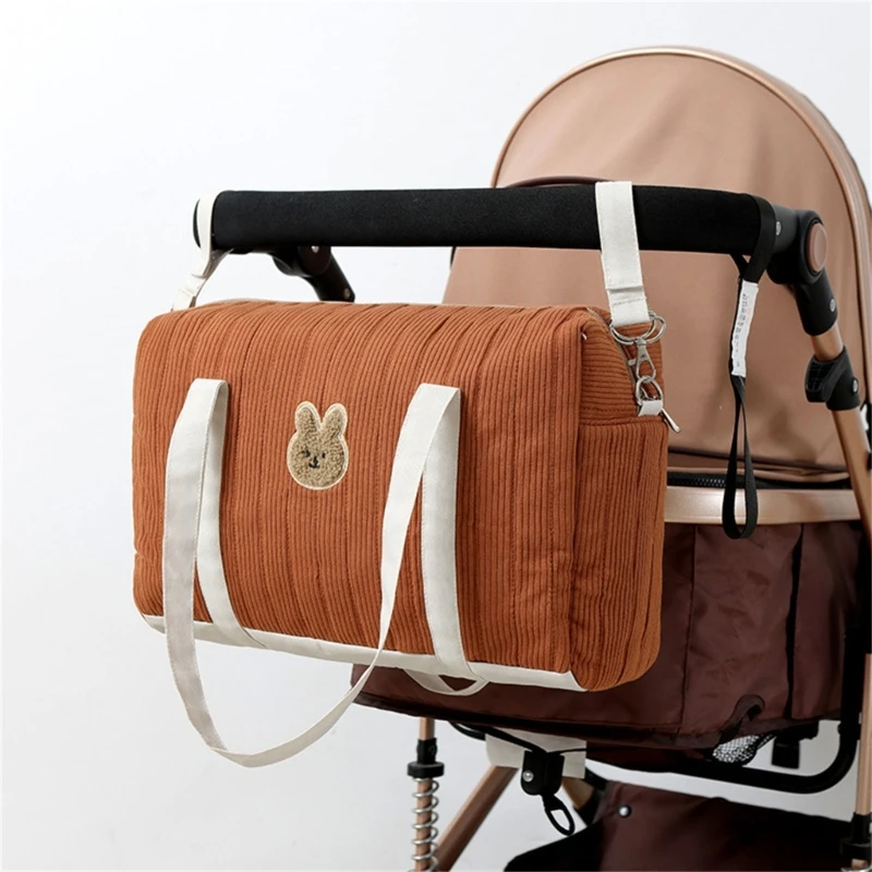 

Stroller Bags Mummy Large Capacity Travel Hanging Bag Bottle Holder Pram Diaper Bags Baby Stroller Accessories