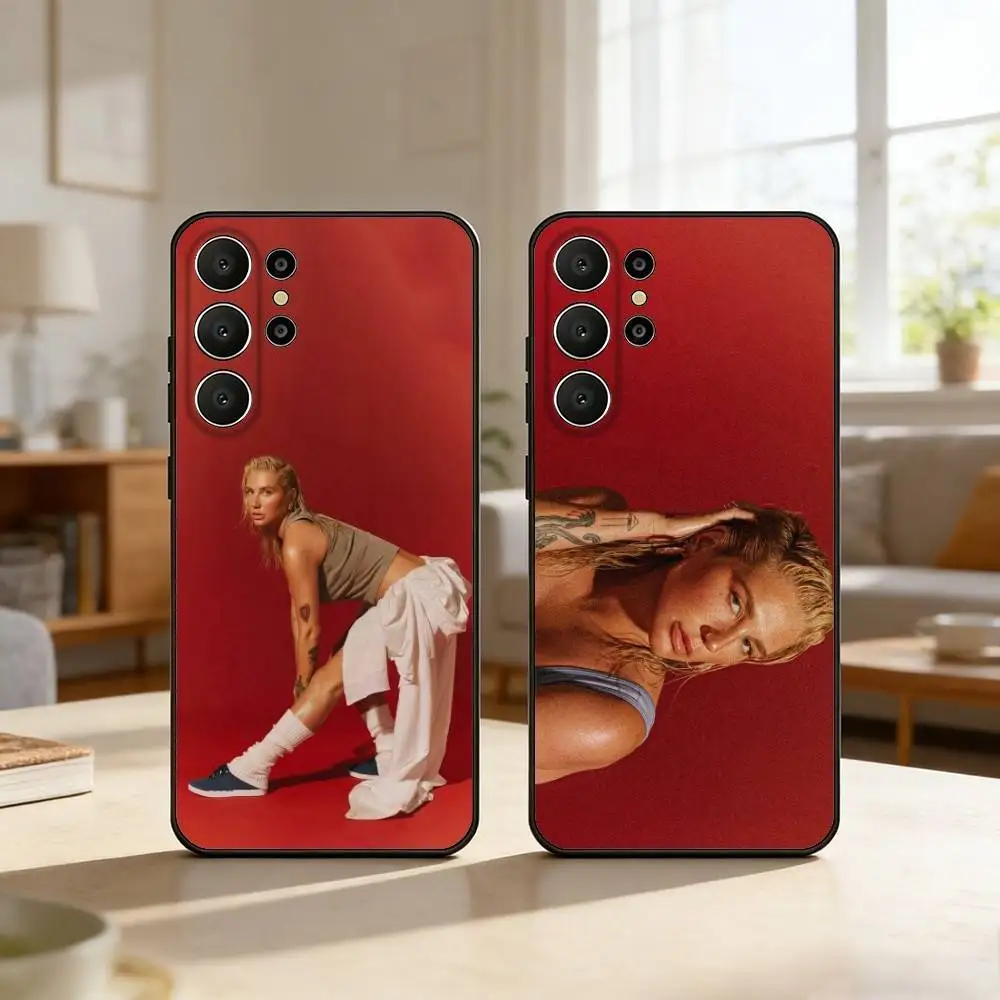 

K-Kesha JOYRIDES Singer Phone Case For Samsung S26,S25,24,23,22,30,21,10,9,Ultra,Plus,Lite,Black Soft Case