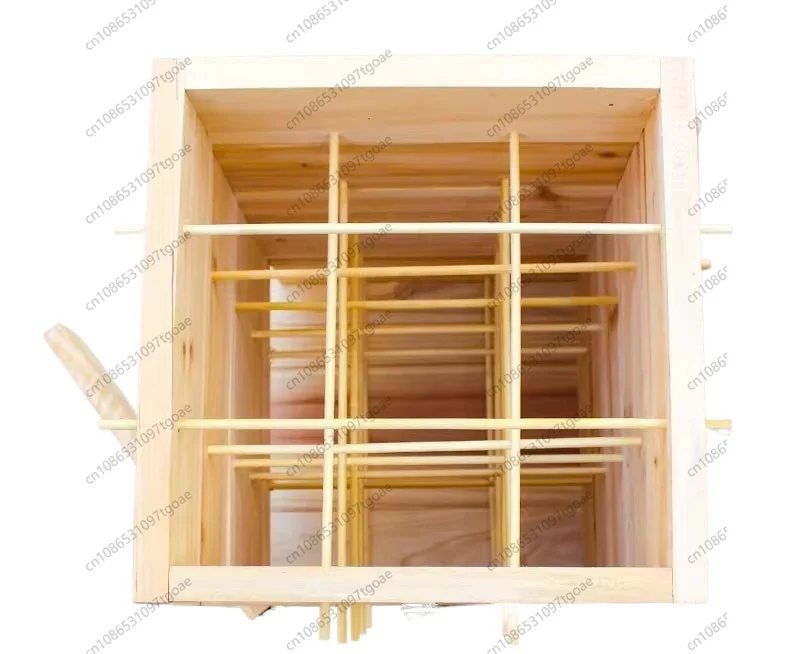 

Y Большая решетчатая коробка, средний пчелиный улей, полный набор утолщенной ели, 5-слойный почвенный пчелиный улей, с окошком для наблюдения