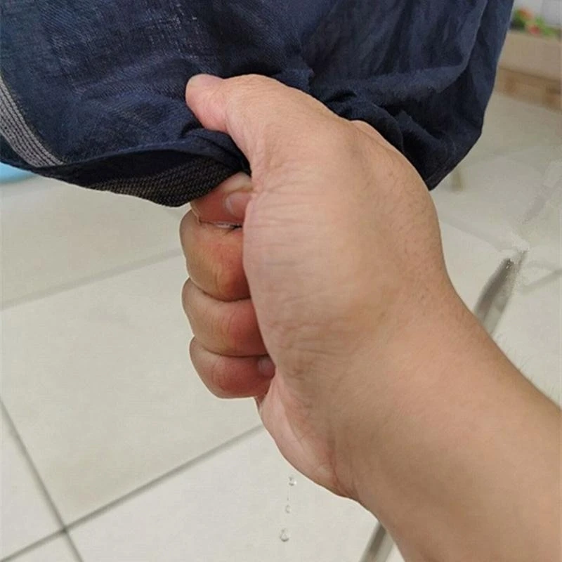 محمولة هانكي ذكور منديل مخطط نمط مربع جيب قابلة للغسل ناعم