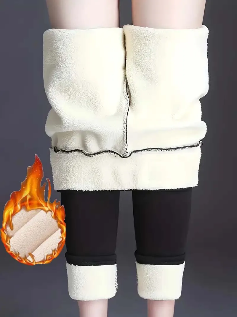 Leggings in velluto, leggings casual a vita alta elasticizzati caldi, pantaloni fitness yoga da donna