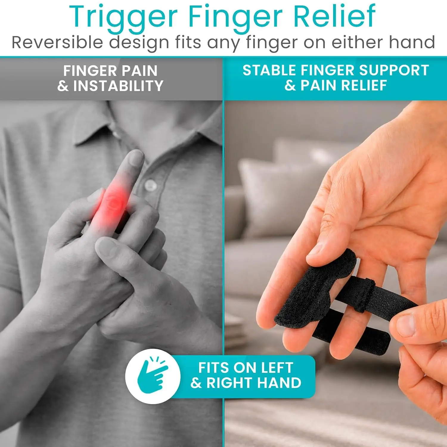 Finger Splints Fracture Finger Sleeves Joint Dislocation and Sprain Correctors Rehabilitation Braces Extension and Flexion Strap