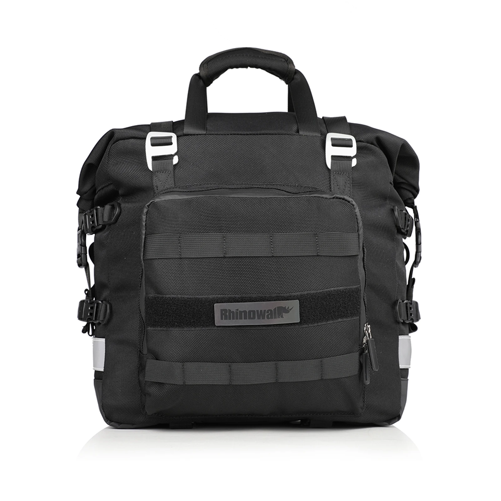 

Polyester Motorcycle Bag 20L Large Capacity Universal Side Saddle Bag with Removable Waterproof Inner Bag Outdoor Motorbike