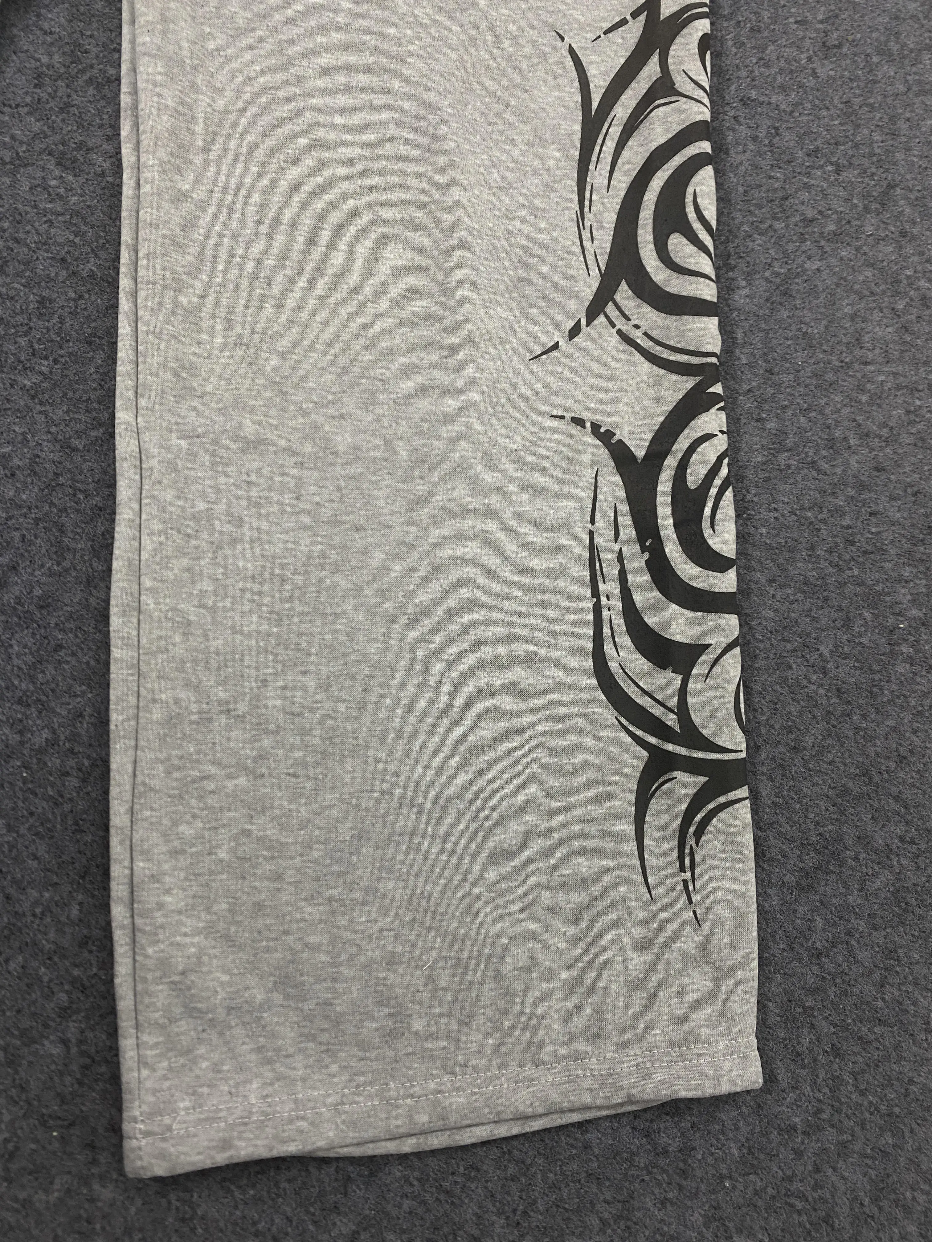 Y2K風ルーズストリートヒップホッププリントスポーツワイドレッグパンツカジュアルカップルジョガーパンツ万能アウトドアランニングパンツ