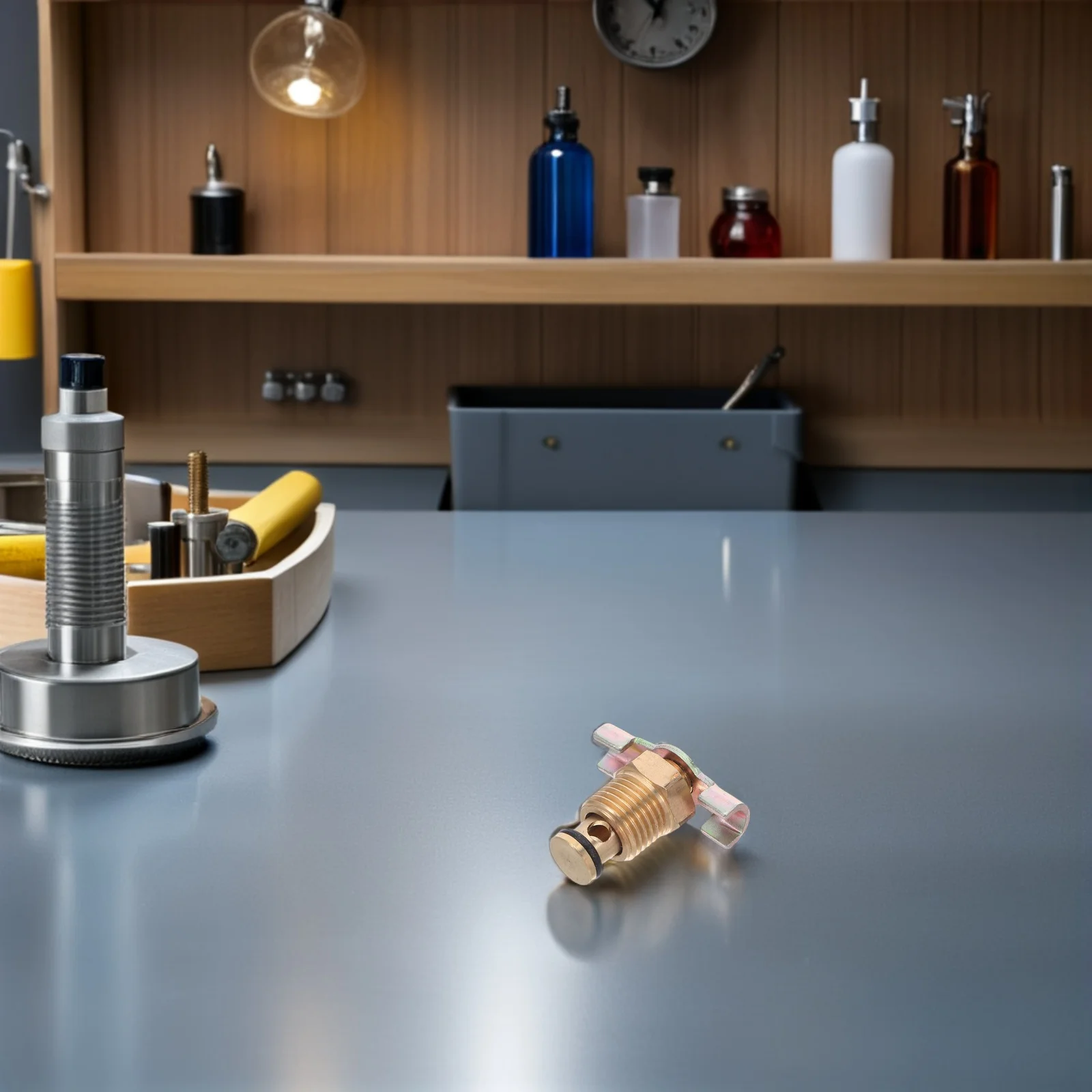 

4pcs 1/4Inch Air Compressor Drain Valve Metal Quick-Drain Check Valve For Water Tank Efficient Moisture Removal Durable