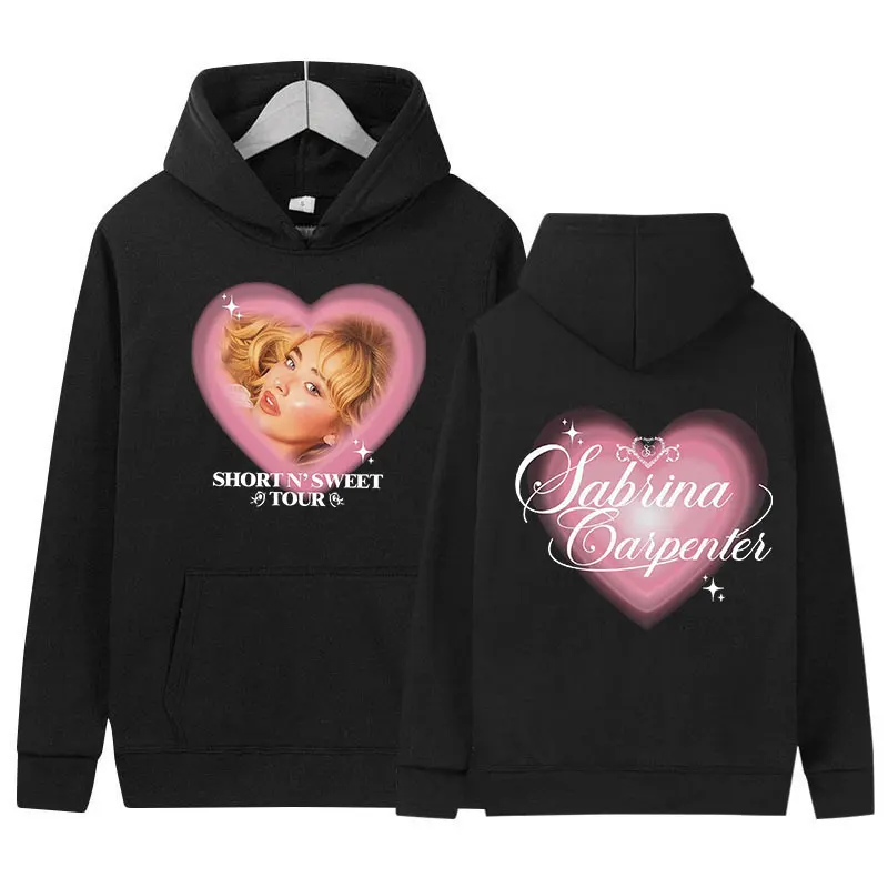 Sabrina Carpenter - Short 'N Sweet 2024 Tour Hoodie men women clothes Vintage Fashion Pullover Oversized Streetwear Sweatshirt