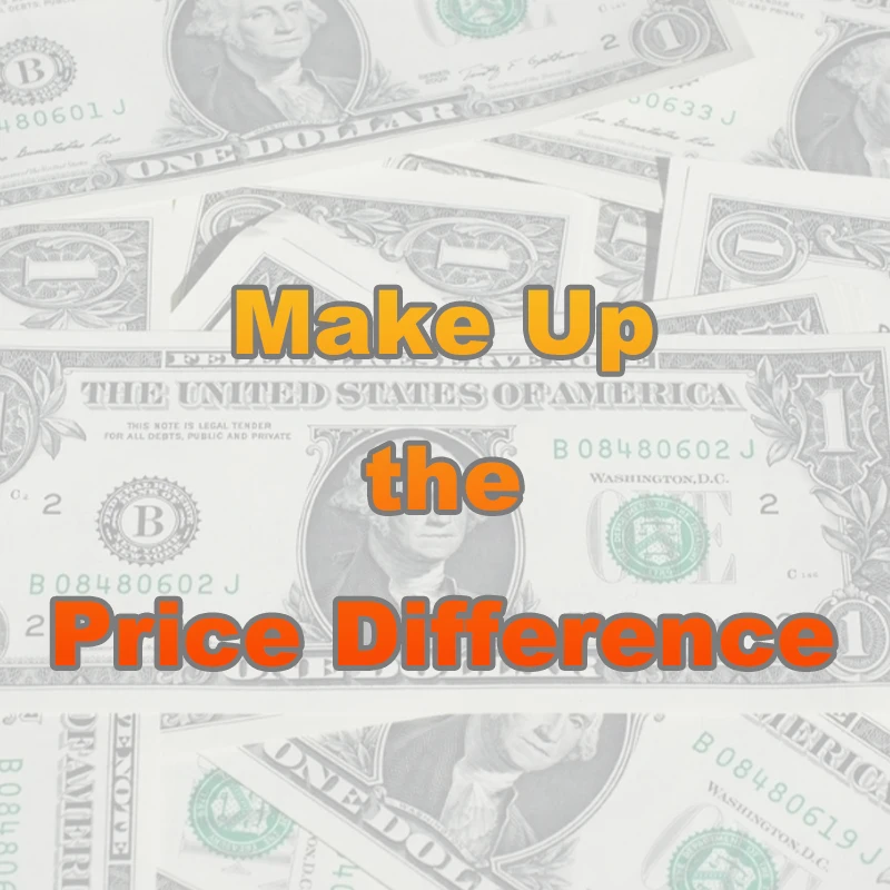 

Компенсируйте разницу в цене продукта