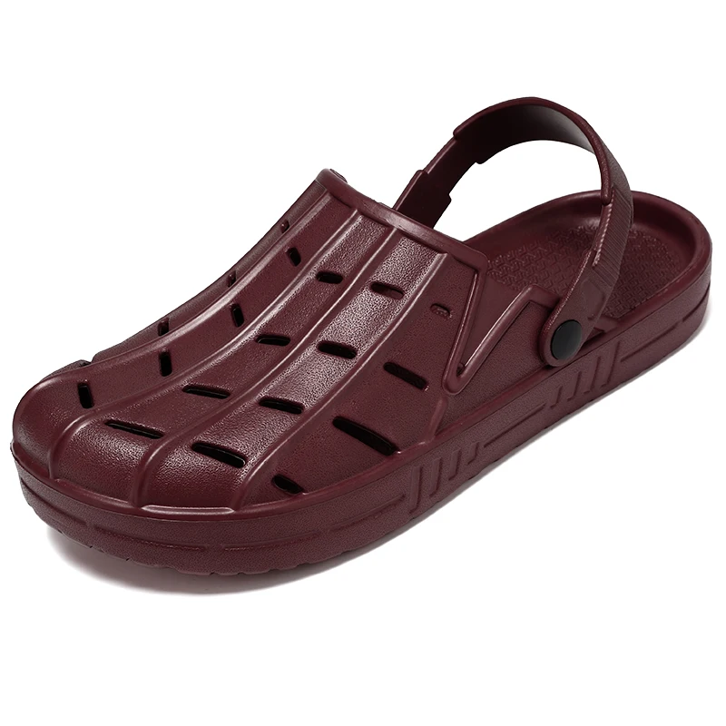 Rubber Sandals Men Clogs Beach Garden Shoes For Wide Foot Zuecos Hombre Cholas Plus Big Size 50 51 52 53 54 55 56 57 58