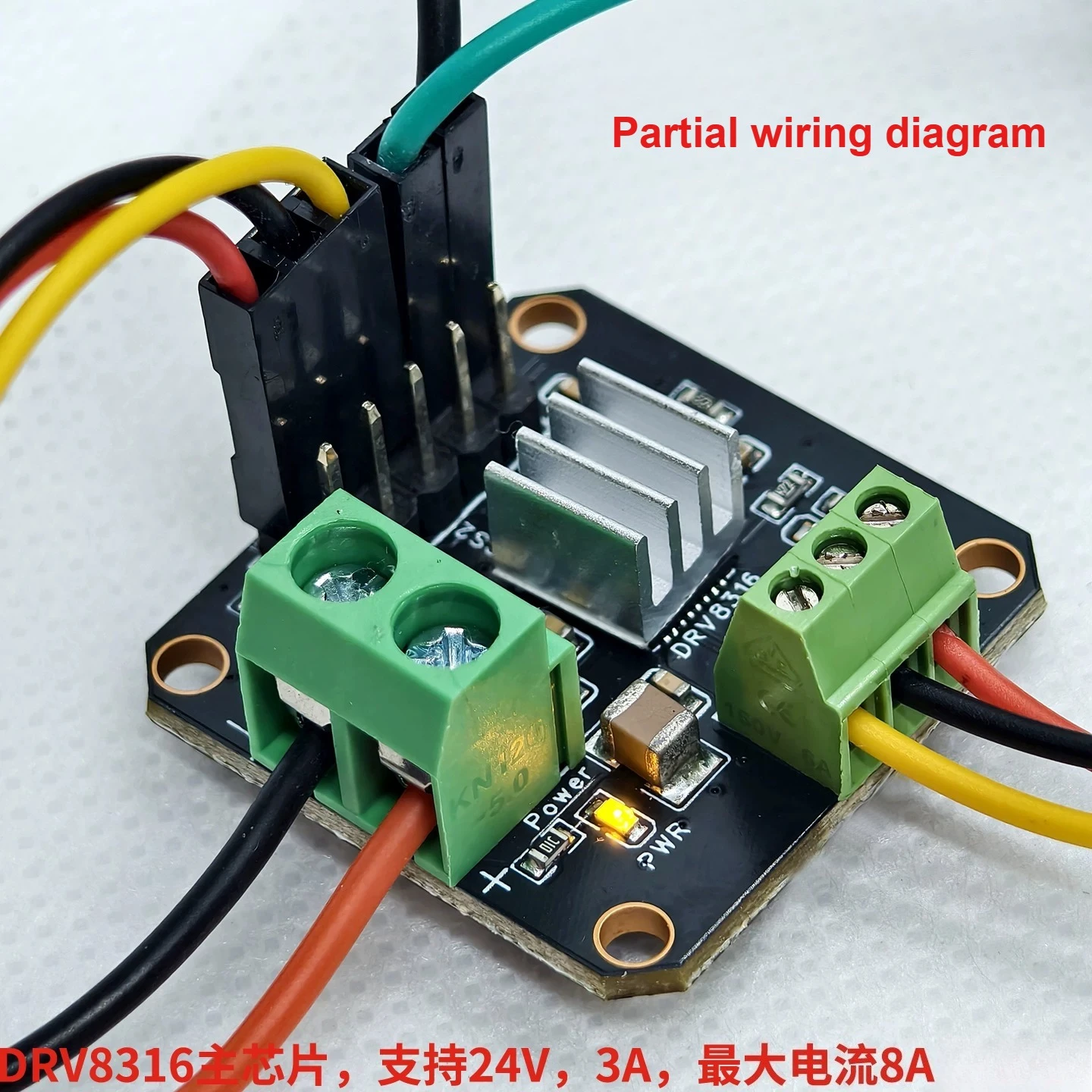 SimpleFOCMini2.0 Version DC Brushless Motor FOC Driver Board 12-24V Open Source DRV8316CTR