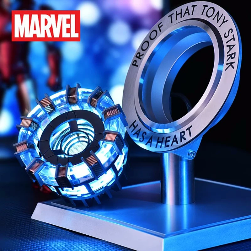 Marvel Legends Iron Man Mk1 Mk2 Arc Reactor 1:1 Mk50 Tony Stark Heart Chest Lamp Avengers Figure Metal Model Figurine Toy Gift