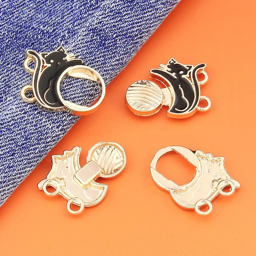 New Clothing Accessories Waist Closing Button Metal Pins Removable Tighten Waist Button Adjustable Detachable Waist Clip Women