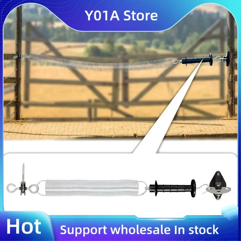 

Y01A 12 Pcs Insulated Fence Plastic Gate Handle Insulated Spring Tension For Pasture Gates Replacement Accessories For Fencing