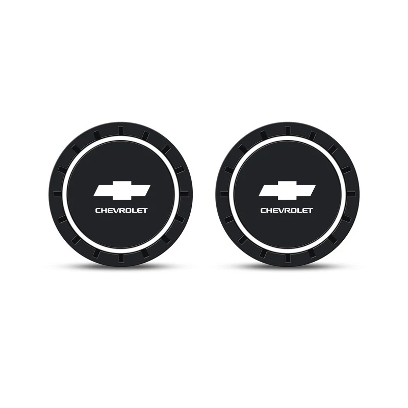 2Pcs Silica GEL Car Cup Holder Anti-Slip Insert Coaster Mat Auto Water Bottle Holder Pads For Chevrolet Silverado Suburban Tahoe