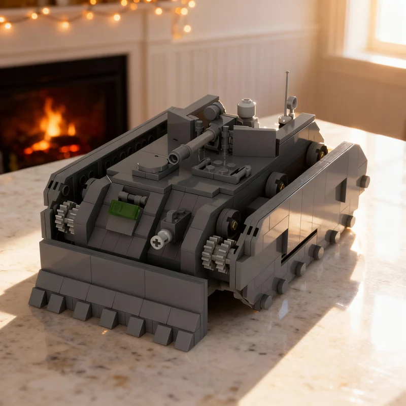 536pcs MOC Warhammeres 40k Salamander Model Building Blocks Christmas Gift Assemble Collection Art Brick Craft Birthday Idea