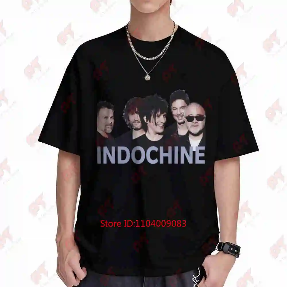 Indochine Vintage Short Sleeve Tee 100% Cotton T-Shirt