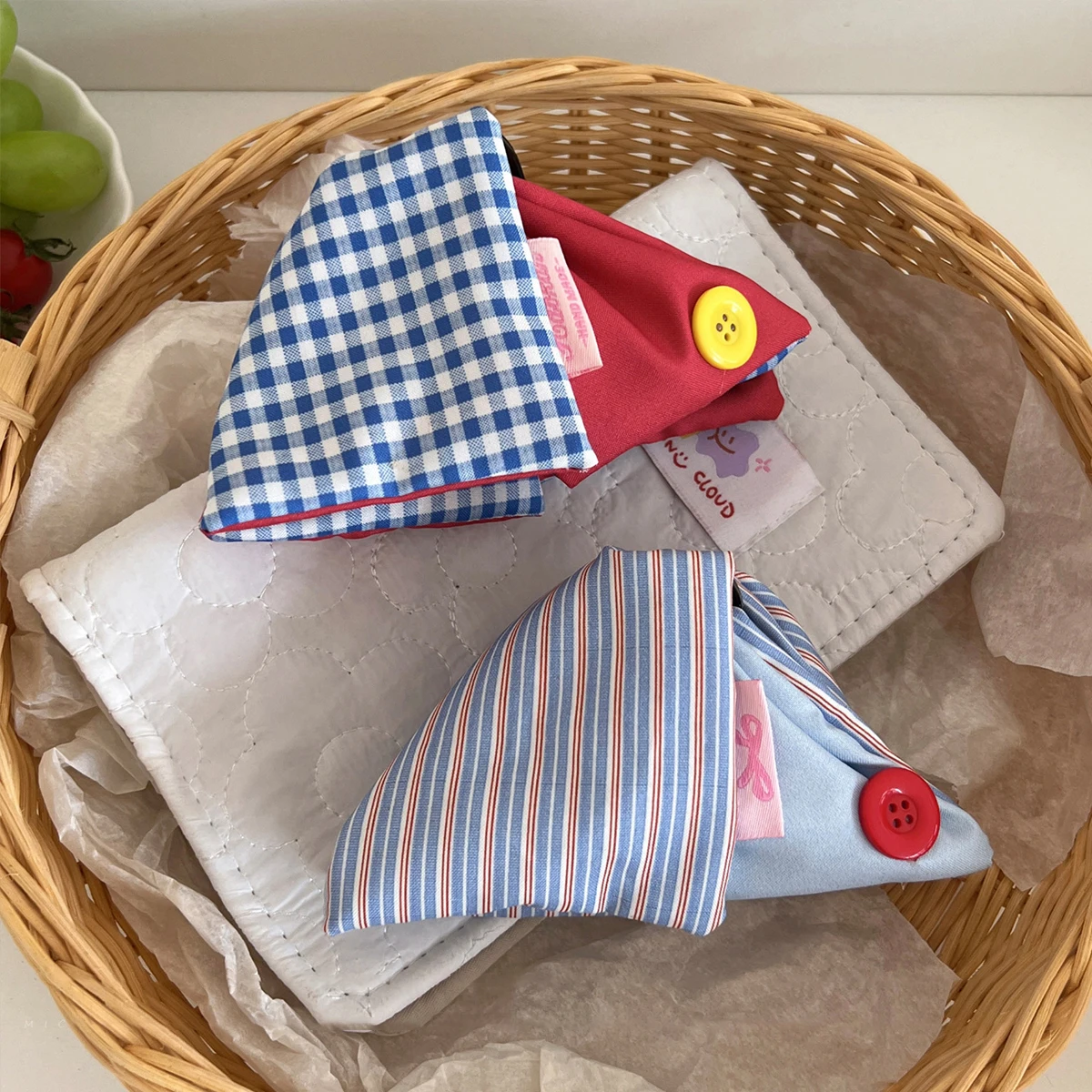 1Pc Korean Blue Che…