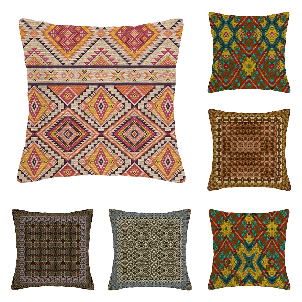 

Home living room modern decoration cushion decoration pillow cover 45*45 40x40cm 60x60cm 45x45cm Persian pattern 50x50cm boho