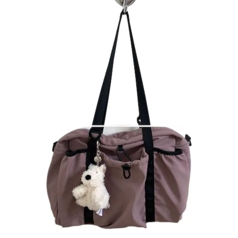 

Japanese nylon lightweight large-capacity leisure Korean fitness bag computer bag class commute travel shoulder messenger bag