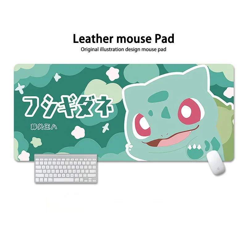 New 2025 Anime Mousepad HD Printing Computer Gamers Locking Edge Non-slip Mouse Pad XXL90x40cm Keyboard PC Pokemons Desk Pad