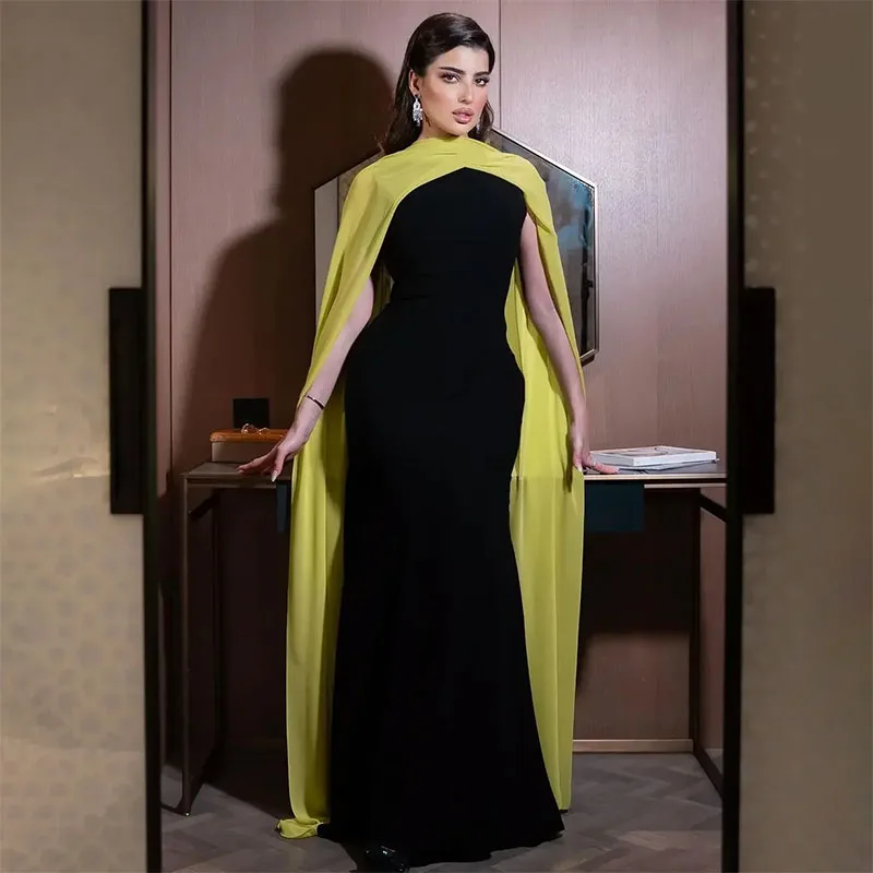 

Vintage Mermaid Prom Dresses Pleated Beadings Backless Floor Length Party Dresses Elegant Formal Women Evening Dresses