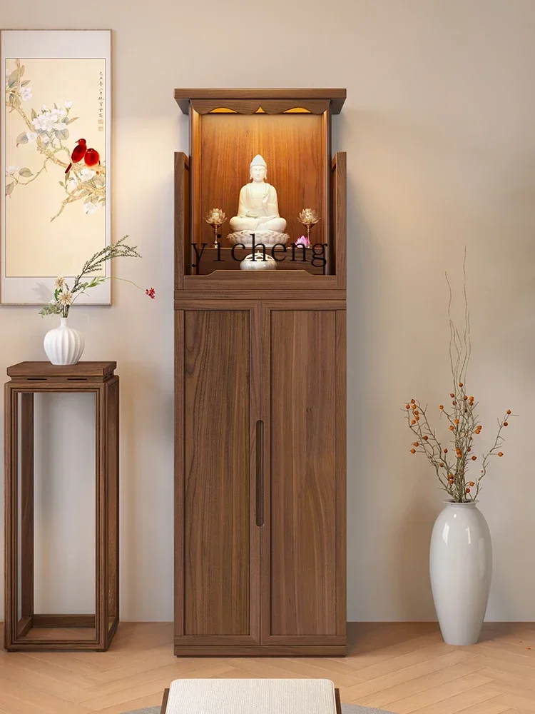 t-20  Clothes Closet Buddha Shrine Modern Simple Home God of Wealth Cabinet Buddha Shrine Bodhisattva Cabinet Shrine