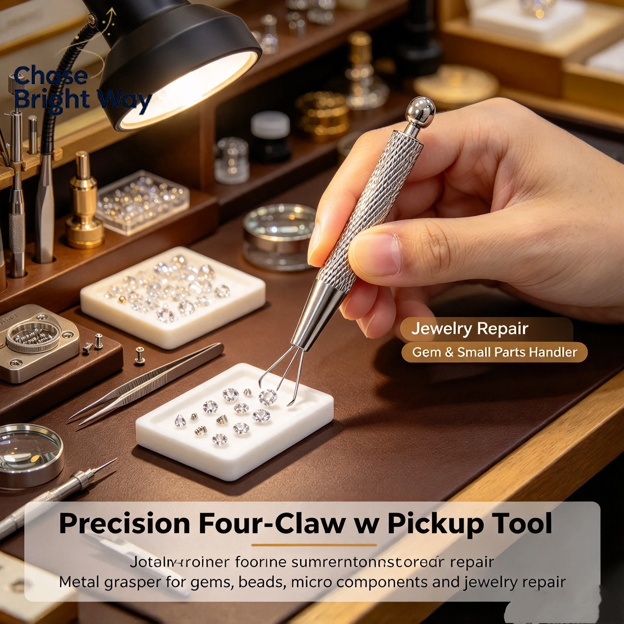 1pcs Three-claw Jewel Picking Tool Grab Tool For Copper Jewelry Claw Gripper/gripper Jewelry Repair/picking Tool