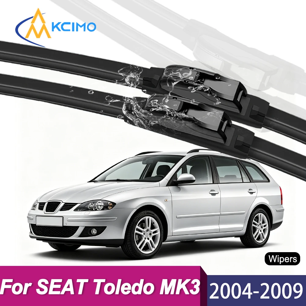 

Upgrade Your Wiper System 2PCS Premium All-Season Blades For SEAT Toledo MK3 5P 2004 - 2009 Long-Lasting Clear Vision Guaranteed
