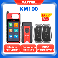 Autel MaxiIM KM100 Key Fob Programming Immobilizer Tool 2PCS Autel IKEY for 60s Key Generation OBD IMMO Key Learning on 99% Car