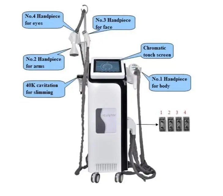 Body shape massager cellulite removal machine vacuum roller rf 40k cavitation weight loss machine fat burning instrument