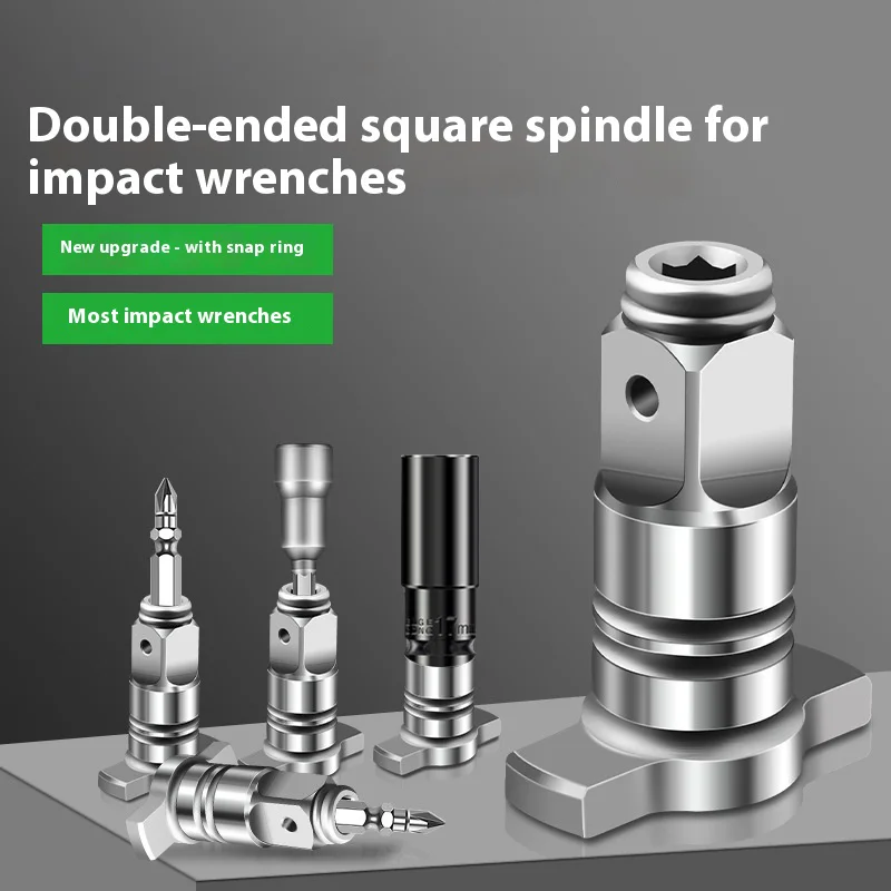 Electric Impact Wrench Adapter Parkside Multifunctional Square T-shaft Brushless Shaft Tool Sets Power Dremel Drills Accessories