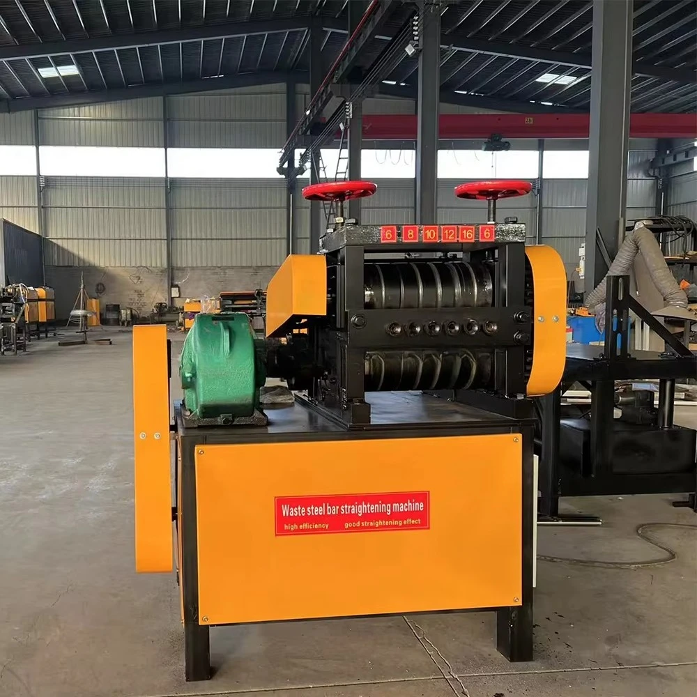 

2025 scrap bar straightening and cutting machine, equipped with a 7.5kw motor, 220-380V, for recycling