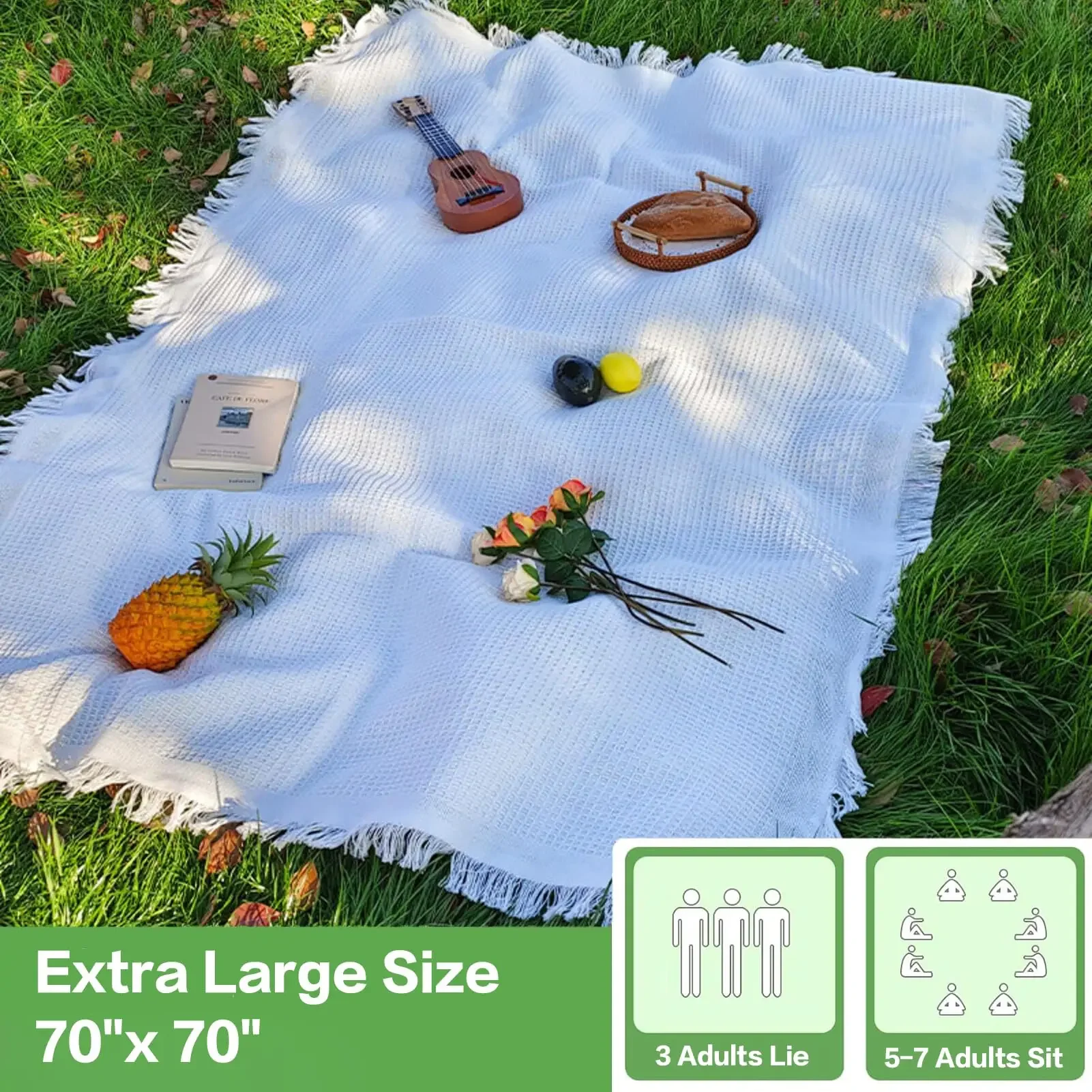 

Outdoor Lawn Blanket Beach Picnic Tent Mat Home Knitted Blanket Outdoor Camping Picnic Mat Sofa Tablecloth Portable Camping Mat