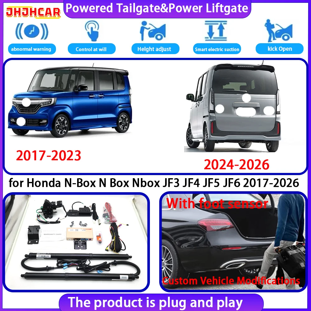 JHJHCAR for Honda N-Box N Box Nbox JF3 JF4 JF5 JF6 2017-2026 OEM Smart Electric Powered Tailgate Power Liftgate Tailgate System
