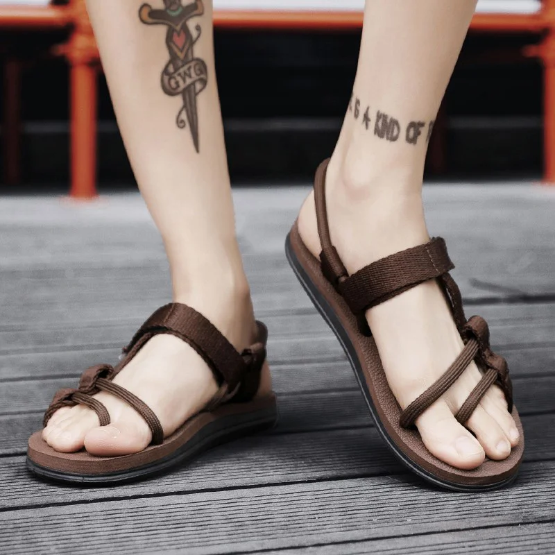 Men Black Sandals Summer Couple Shoes Best Sellers In 2023 Products Manual Shoes for Men Designer Woman Comfortable Beach Shoes