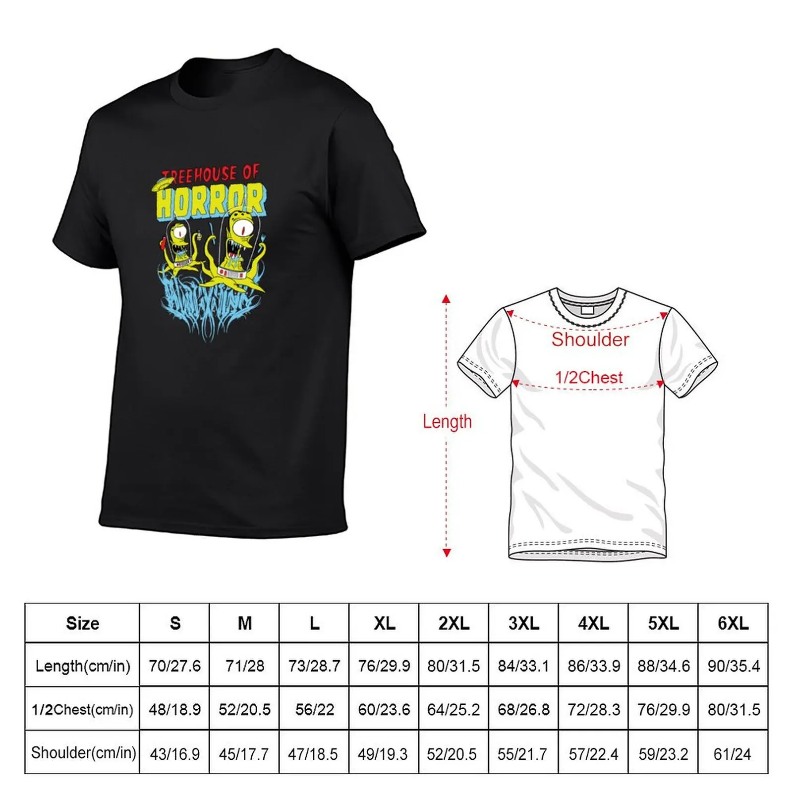 Kang and Kodos treehouse of horror T-Shirt new edition plus size tops graphic shirts plain mens t shirts casual stylish