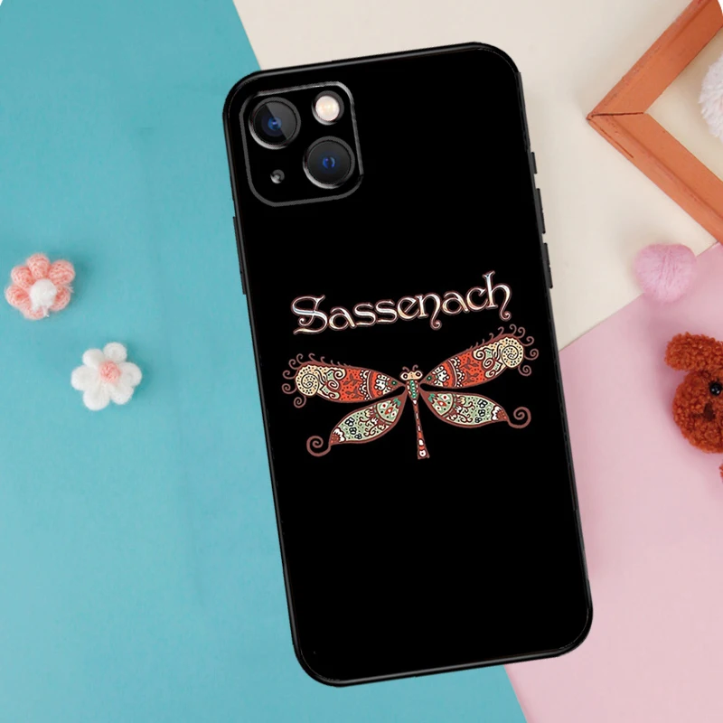 OUTLANDER TV Jamie Sassenach Dragonfly Bumper For iPhone 14 13 Pro Max 12 mini 11 Pro Max 6 7 8 Plus XS XR XS Max SE 2020 Cover