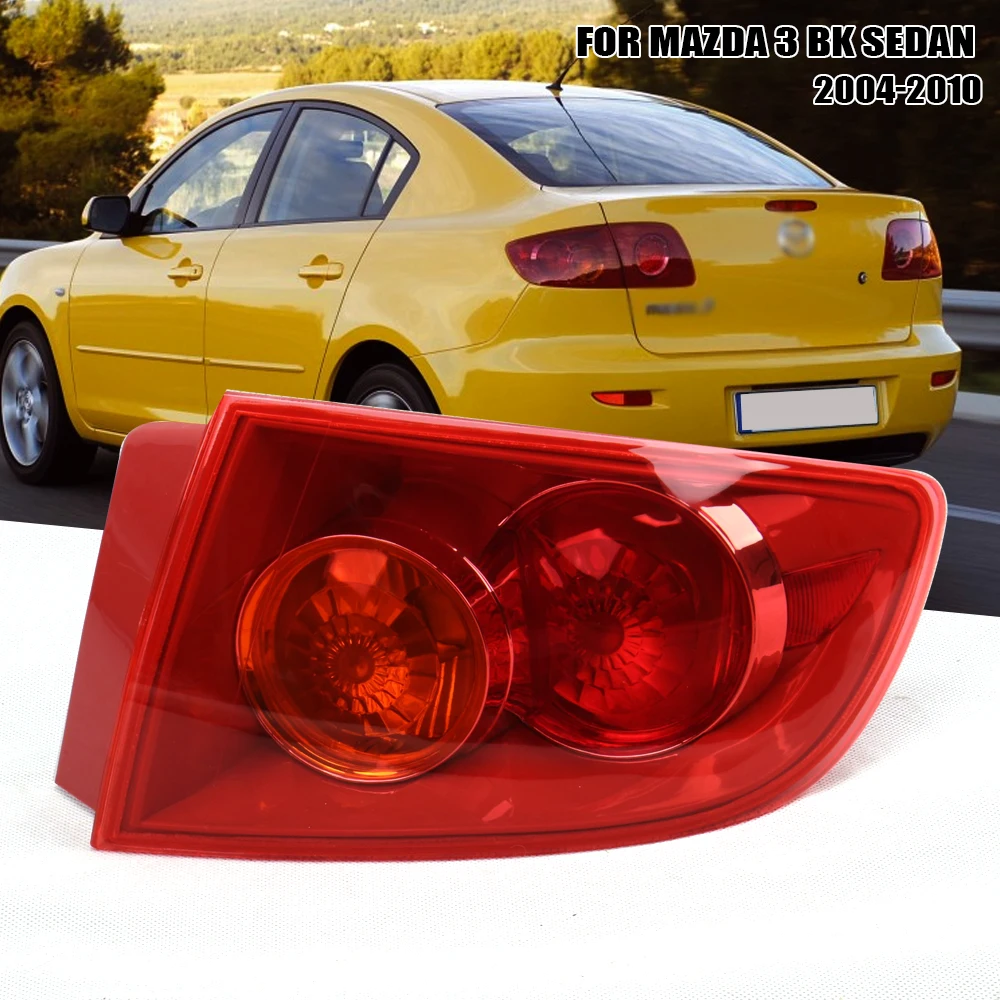 Left/Right Side Tail Lamp FOR Mazda 3 BK Sedan 2004 2005 2006 2007 2008 2009 2010 Rear Tail Light Brake Lamp with