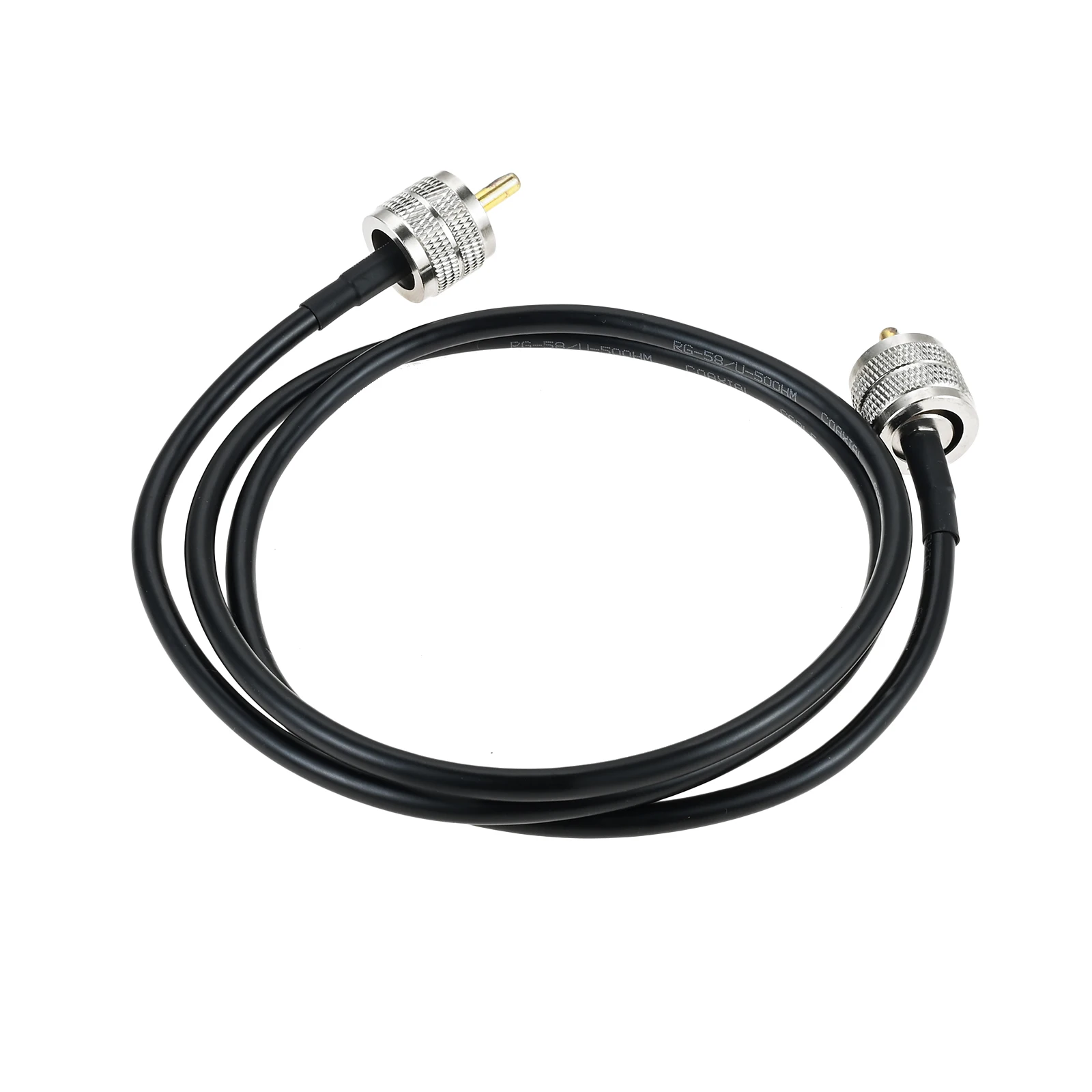 1Pc RG8x Jumper Cable 3ft CB Coax Cable PL259 UHF Connector 50 ohm Low Loss for Ham Radio Antenna Analyzer Dummy Load SWR Meter