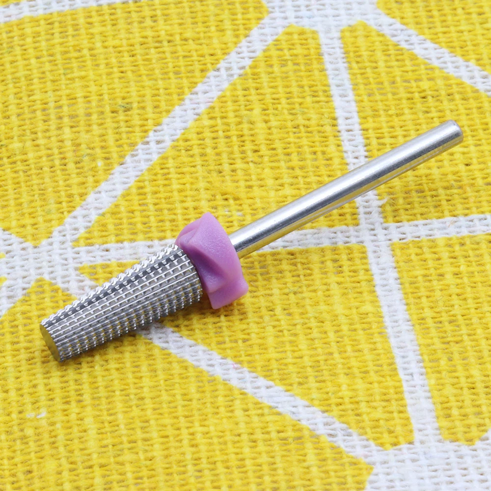 1pc 3XF Mini Spiral Carbide Nail Drill Bit, Tungsten Steel Nail Sanding Head for Electric Manicure Machine, Professional Acrylic