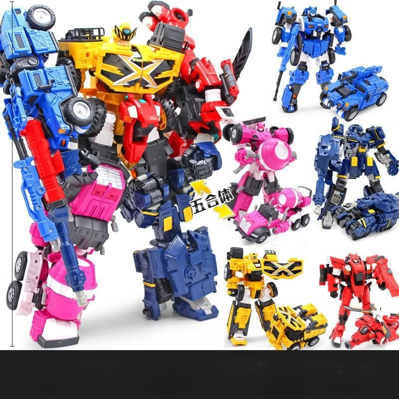 MiniForce X Transformation MiniForce Special Agent Transformation Robot Model Toy Puzzle Assembly Transformation Mech children's