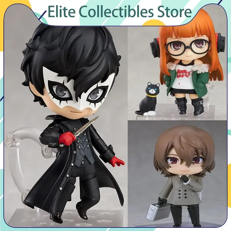 Figuras de Juego Persona Versión Q 2706 989 963, Akechi Goro, Amamiya Ren, Sakura, Futaba, Muñecos de PVC, Set de Juguetes para Regalo de Fanáticos del Anime