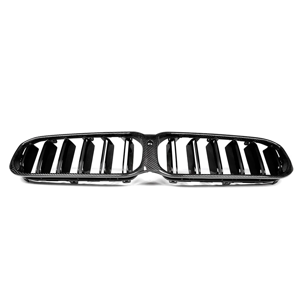 

Replaced Style Carbon Fiber + ABS Front Bumper Mesh Grill Grille for G30 G31 520 530 540 550 & F90 M5 LCI 2020-2024