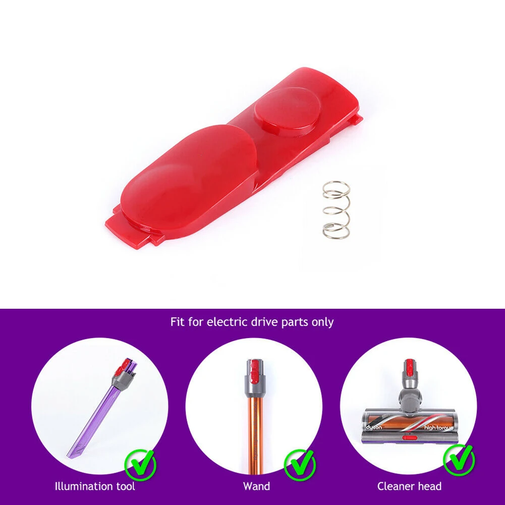 Clip Latch Tab Button + Spring Wand Tool Switch Button For Dyson V7/8 V10 V11 V15 Vacuum Cleaner Parts Accessories