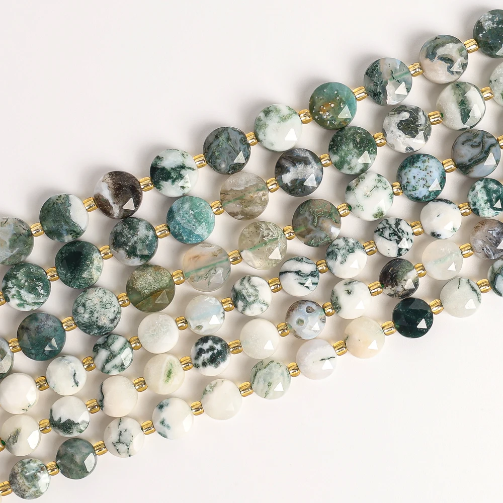 Perles d'agate arboricole blan - Gemstone Bracelet Healing avis et prix