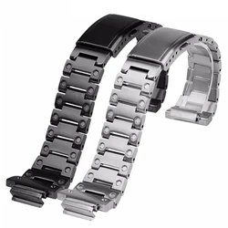 Stainless Steel Chain for Casio G-SHOCK Watch Band GM-5600/DW5600/5610/GM-2100 GA2100 DW-5600 Modified 16mm Watchband Strap