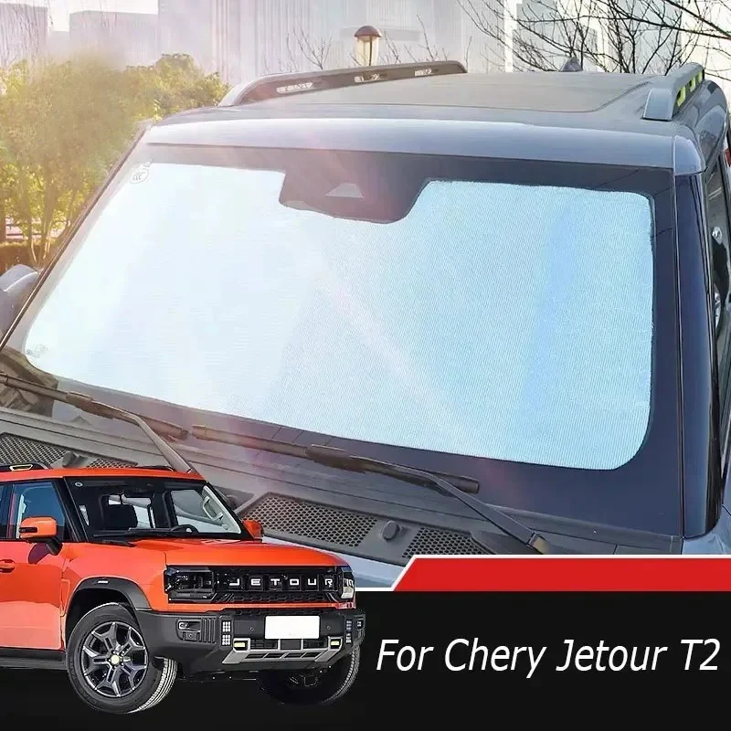 

For Chery Jetour T2 2024 Car Sunshades UV Protection Curtain Sun Shade Visor Windshield Cover Protect Privacy Accessory