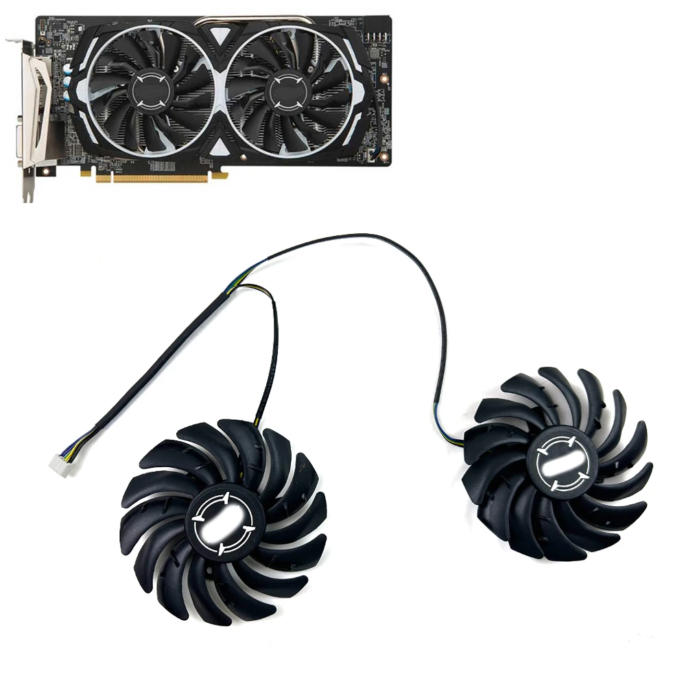 

85MM PLD09210B12HH 4Pin Cooler Fan For MSI ARMOR RX470 RX 480 RX570 RX580 ARMOR 8G OC Graphics Video Card Cooling Fans