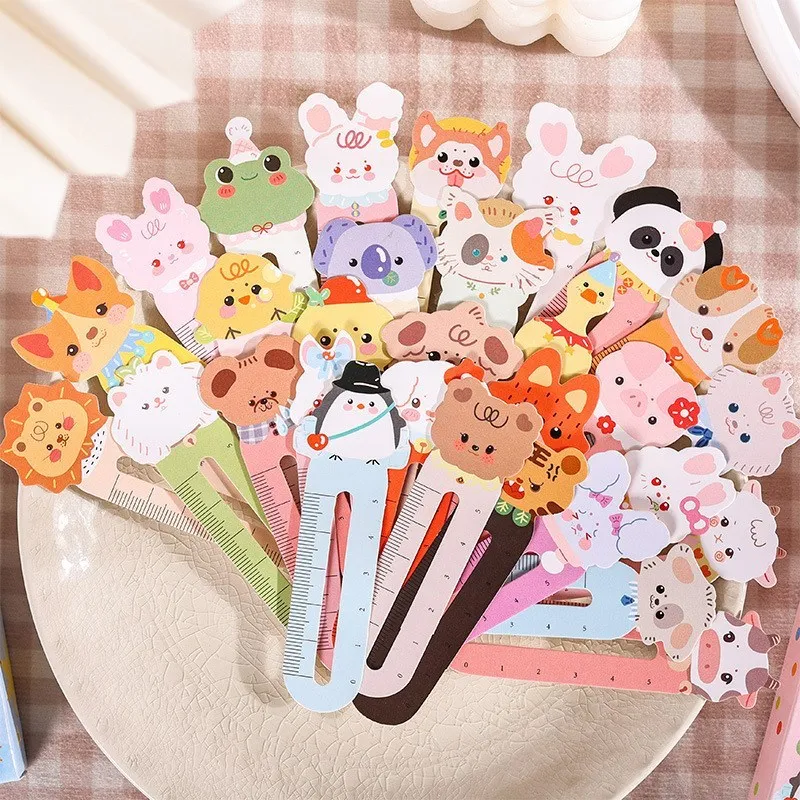 30 Pcs Animal Funny Bookmarks Cartoon Cute Bookmarks Reading  Ruler Kid Bookmark For kid Students  Adult